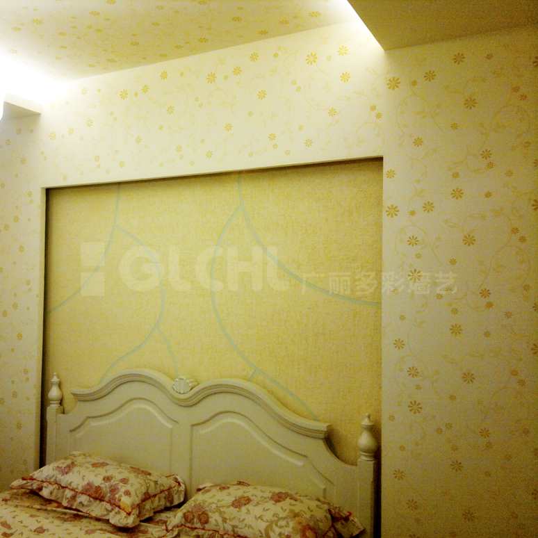 田園風格床頭背景